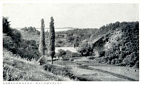 Ábrahámhegy - A Szentistvánvölgyi malom látképe 1936-ban