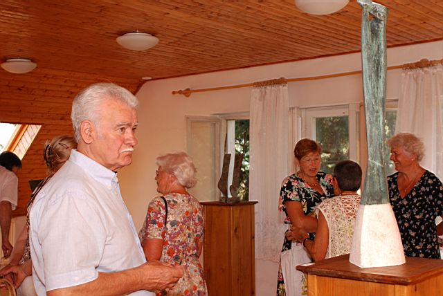 Kalmár János Munkácsy Mihály díjas szobrászművész kiállítás megnyitója 2010. július 11-én