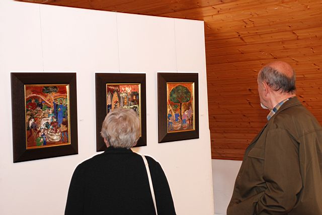 Somogyi Gábor festőművész kiállítás megnyitója 2010. szeptember 5-én