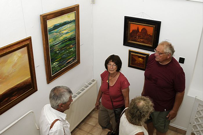 Pataki Ferenc kiállítása - 2012. július 1-én Ábrahámhegyen