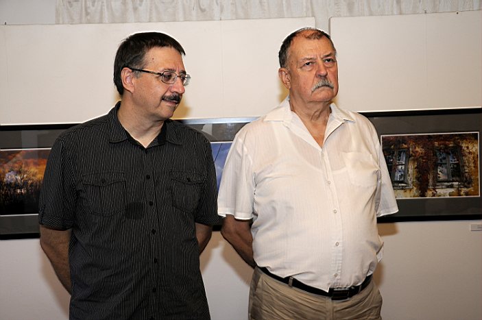 Darvas László és Gábor kiállítás megnyitója Ábrahámhegyen 2015. augusztus 29-én