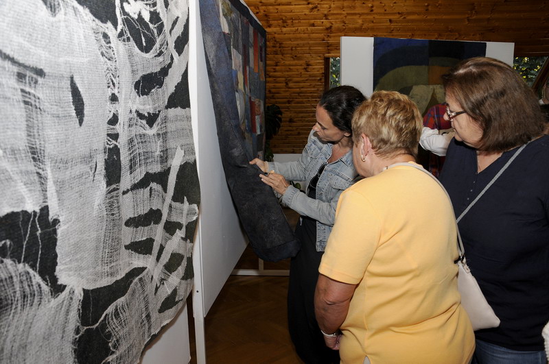 Gönci András textilművész kiállítás megnyitó - 2018. május 19.