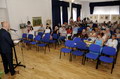 Udvardi Erzsébet képzőművész kiállítás megnyitója 2022. június 26-án Ábrahámhegyen