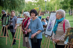 V. Ábrahámhegyi tavaszi festőverseny megnyitója 2024. május 18.-án.