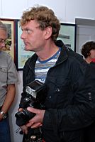 Pavel Stepan fotóművész és Kejval Josef a dobruskai művésziskola igazgatóhelyettesének kiállítás megnyitója 2010. szeptember 11.